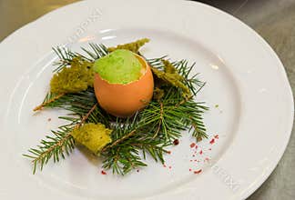 Easter egg meal plate