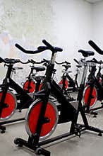 Spinning bikes