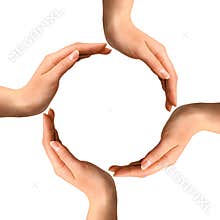 Hands Making a Circle