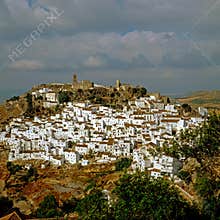 Village Casares in Andaluzia, Spain