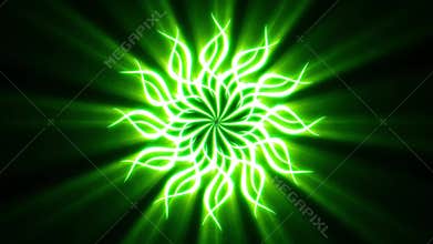 4k Abstract Shining Mandala Loop