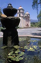The Old Mission of Santa Barbara, California
