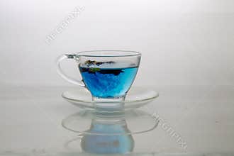 Blue butterfly pea flower tea tea