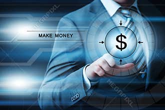 Make Money Online Profit Success Business Finance Internet Concept