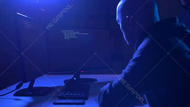 Hackers using computer program for cyber attack