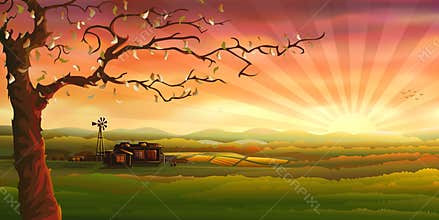 Countryside panorama
