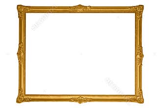 Antique gold frame