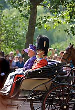 London, Queen's Elizabeth Trooping of colours