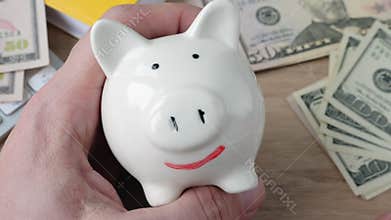 Wealth and savings money concept.