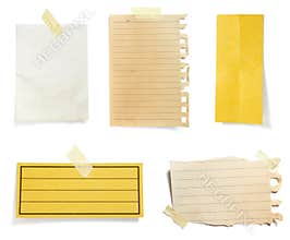 Brown old paper note background