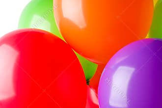 Flying balloon background