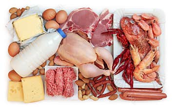 Food high in animal protein
