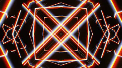 Bright pulsating animation for visualizations on LED screens and panels