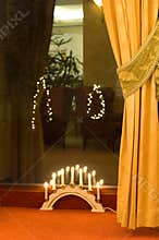 hotel lounge holiday decor