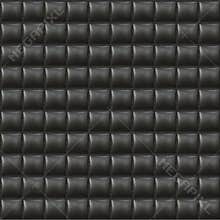 Black Upholstery Leather Seamless Pattern