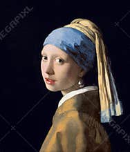 Johannes Vermeer, Girl with a Pearl Earring, 1665