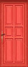 Magic entire red door