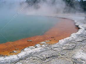 Champagne Pool - Natural geothermal pool
