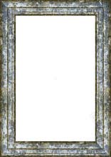 White Frame With Aged Stone Borders
