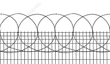 Seamless security fence