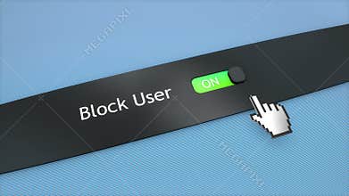 Application system setting Block user