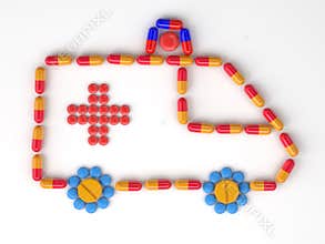 Emergency car icon