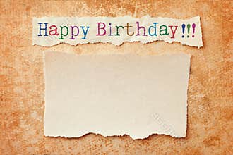 Happy birthday card