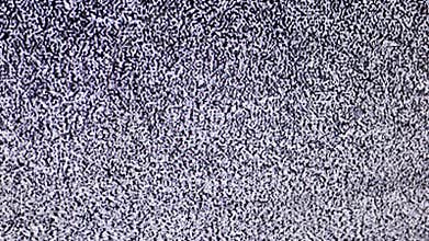 static screen of tv. no signal is available