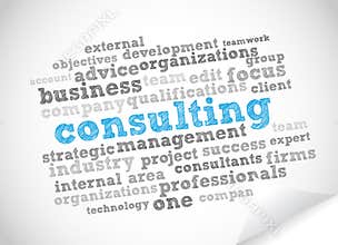 Consulting word cloud