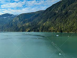 Beautiful alaskan scenery from the Endicott arm