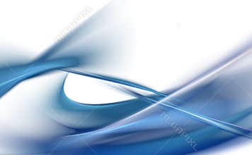 Blue 3D rendered design