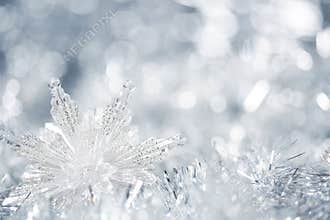 Silver Christmas background