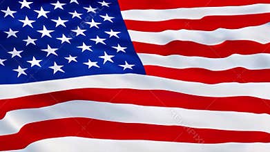 American flag wave background, American USA Independence day background, Celebration of American independence day, the 4th of July