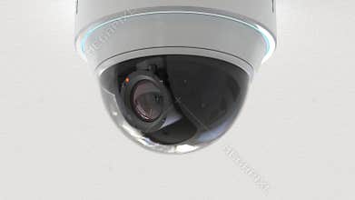 Security camera or cctv camera on ceiling