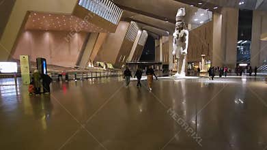 The Statue of Ramesses II in The Grand Egyptian Museum or Giza Museum, is an archaeological museum in Giza, Egypt