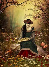 A Woman Reading a Book