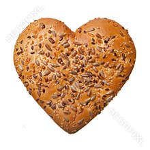 Heart shaped bun