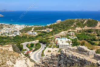 Kefalos village located in the south-west tip of Kos island
