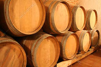Wine barrels