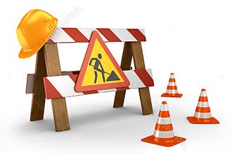 Road stop barrier