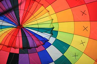 colorful inside of ballon