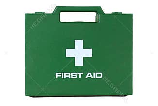 Green First Aid Kit Box