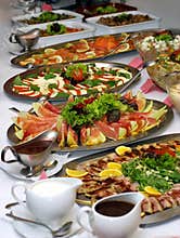Catering food