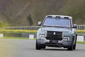 BYD Yangwang U8 1184bhp plug-in hybrid SUV on track at the Goodwood Motor Circuit