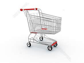 Cart shopping supermarket