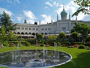 Tivoli Garden in Copenhagen,