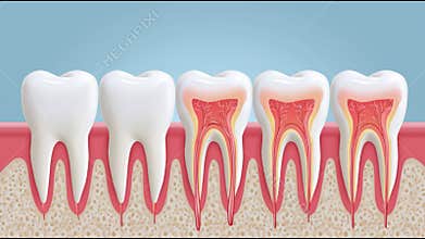 Gum Inflammation Impacts on Teeth and Overall Health Explained Through Four Illustrations in a Simple Way