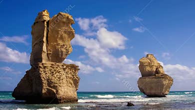 Twelve Apostles view in Australia