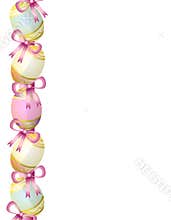 Decorative Easter Border