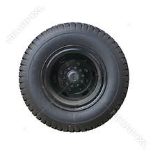 Isolated truck wheel and tire
